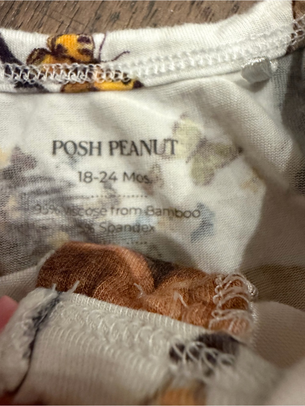 Posh Peanut White Horse & Butterfly Henley Dress - Picture 2 of 2